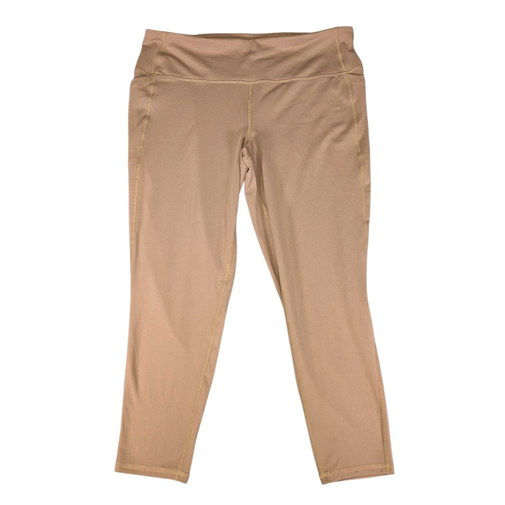 DSG Womens Momentum High Rise 7/8 Tight Leggings Tan Brown Size XXL NWT